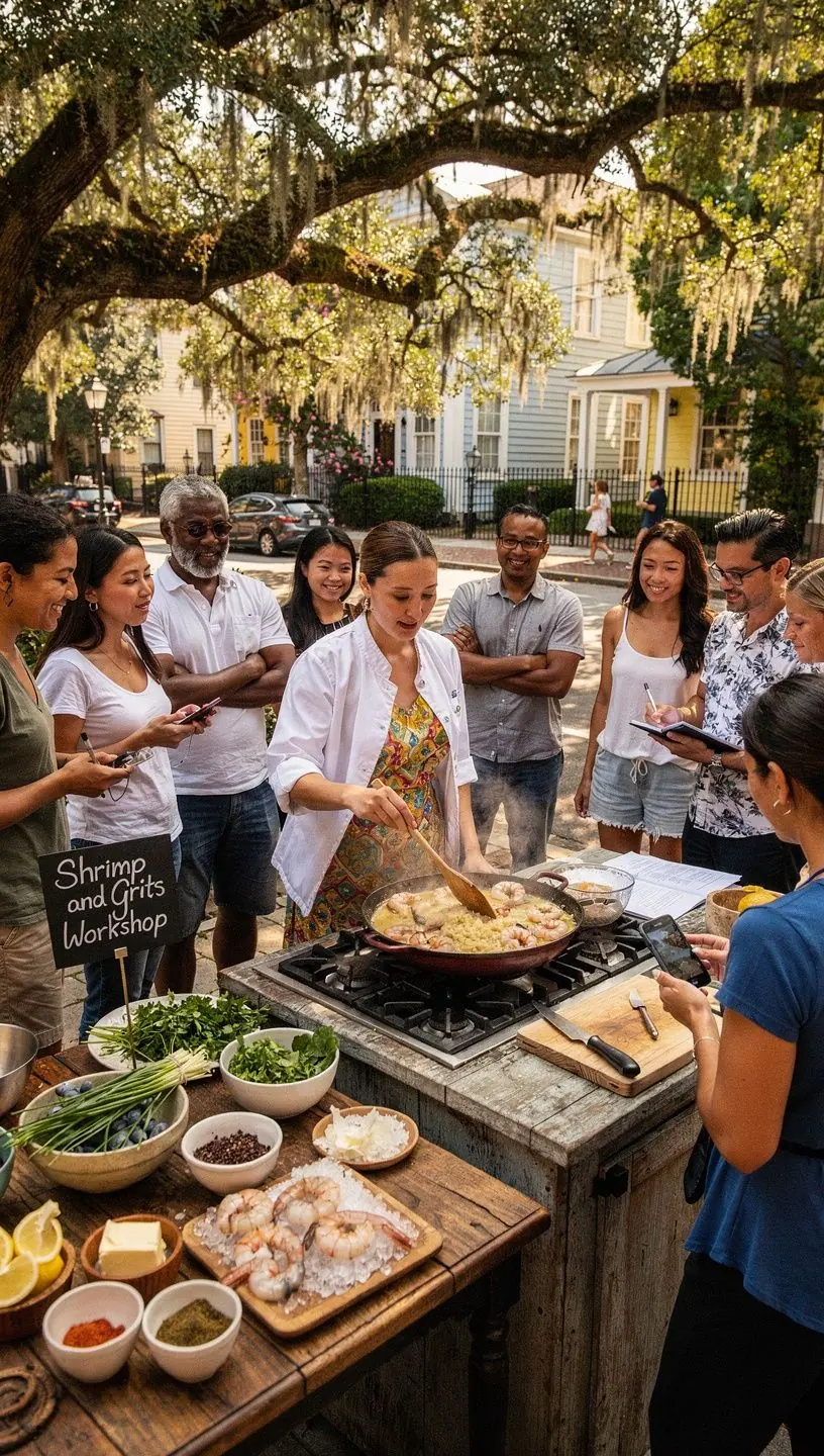 Kolorowe stragany z przyprawami i ziołami w lokalnym rynku.